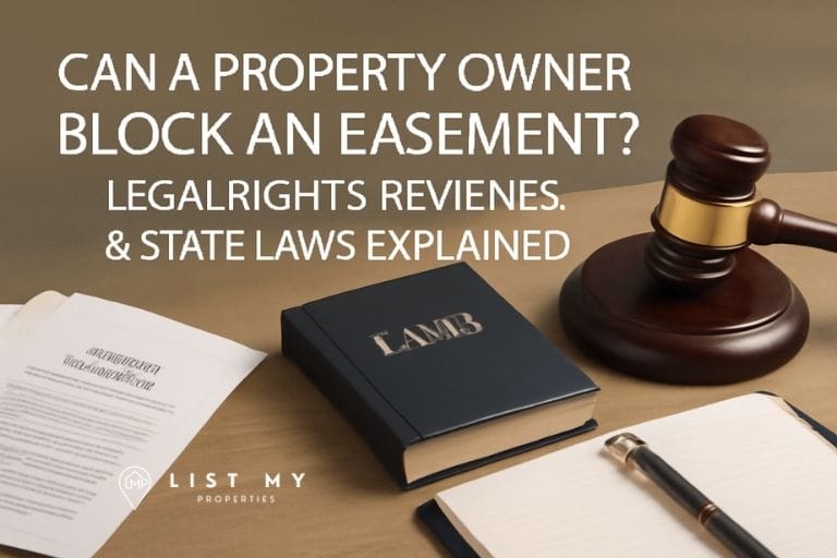 Can a Property Owner Block an Easement? Legal Rights, Remedies & State Laws Explained