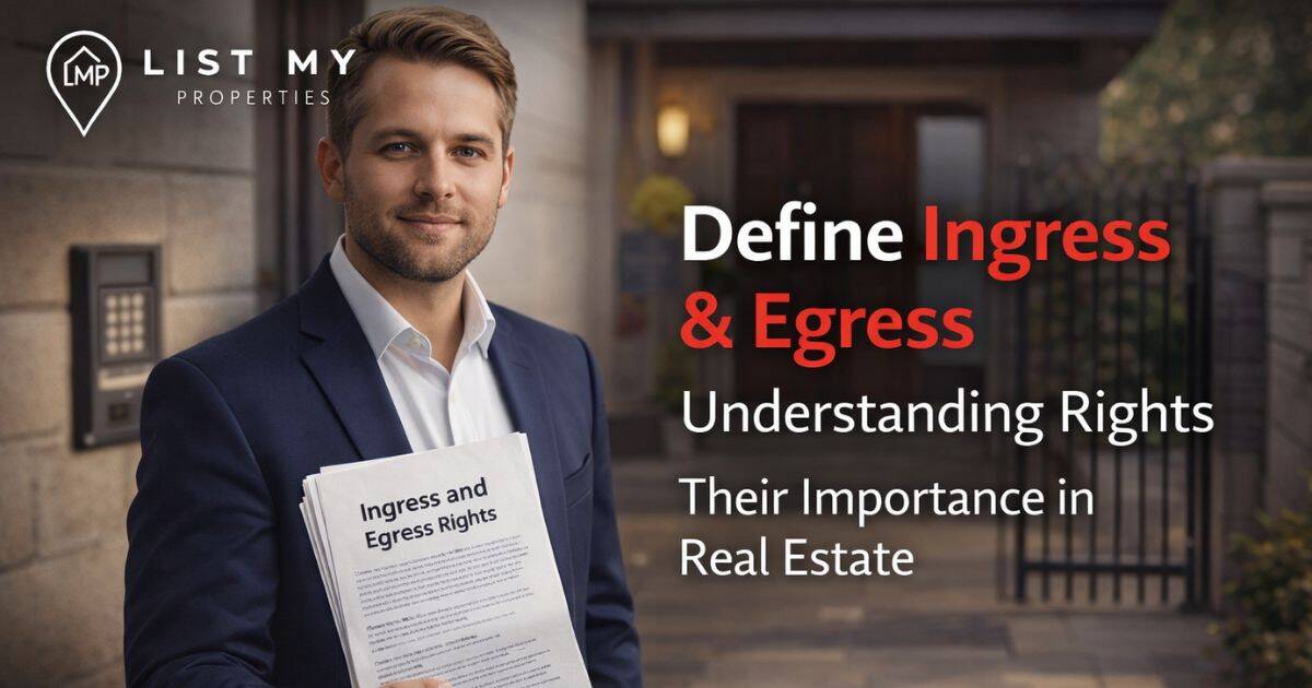 Define Ingress and Egress: Understanding Rights and Their Importance in Real Estate