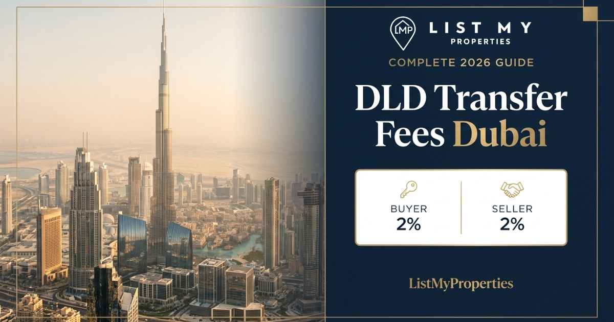 DLD transfer fees Dubai 2026 buyer and seller property sale cost guide