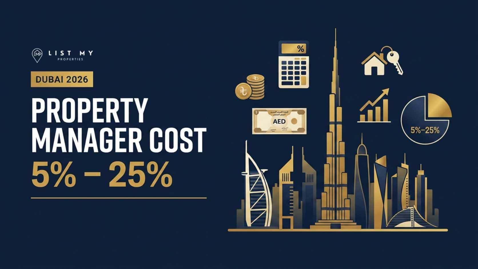 Dubai landlord reviewing property management costs, rental income, lease, tenant screening, and management fee structure. How Much Does a Property Manager Cost in Dubai? 2026 Fee Guide